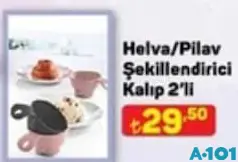 HELVA/PİLAV ŞEKİLLENDİRİCİ KALIP 2'Lİ
